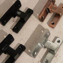 WINON 1套可靠的門鎖芯，適用於家用、酒店、房間安全與隱私（附螺絲） - 銀色 - 查看 5