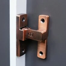 WINON 1套可靠的門鎖芯，適用於家用、酒店、房間安全與隱私（附螺絲） - 銀色 - 查看 7