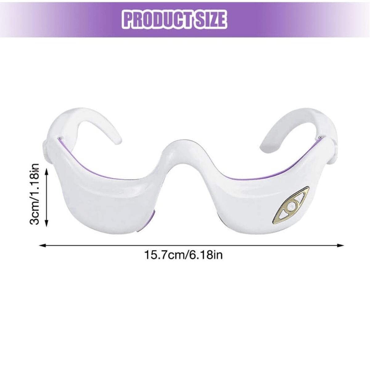 1PC Eye Massage Device USB Charging Electric Eye Bag Heat Pack Eye