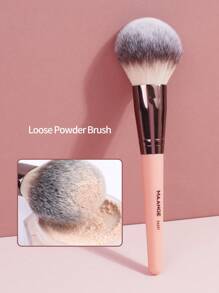Maange化妝刷1支超大號鬆粉刷胭脂刷化妝工具 - 粉色 - 查看 3