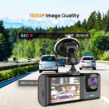 1 Stück, Dash Cam Front Und Inside, Dash Kamera Für Autos, 1080p Fhd Dvr Auto Armaturenbrett Kamera Mit 32 Gb Sd-karte, Mit Loop Aufnahme, 2 Zoll Display
