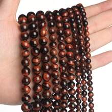 Loose Natural Stone Beads Semi-Finished Agate & Blue Peacock Stone Beads For Diy Bracelet & Necklace Jewelry Making