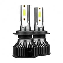 2 Miếng Led Đèn pha ô tô Bóng đèn , H7 H1 H4 H11 Đối với Chùm tia , H9 HB3 9005 9006 HB4 H13 9007 Đối với Chùm sáng cao , 20000LM Đèn pha Bóng đèn tròn , 100W , 6000K Lạnh Trắng Đèn sương mù , 100W , Năng lượng cao COB , 300% Độ sáng , Hàng không Nhôm Bồn rửa chén , Được xây dựng trong Tốc độ cao Bộ tăng áp Im lặng Cái quạt , Có thể xoay Ổ cắm at 360° , Có thể điều chỉnh Chùm tia - Màu xám đen - Xem 17