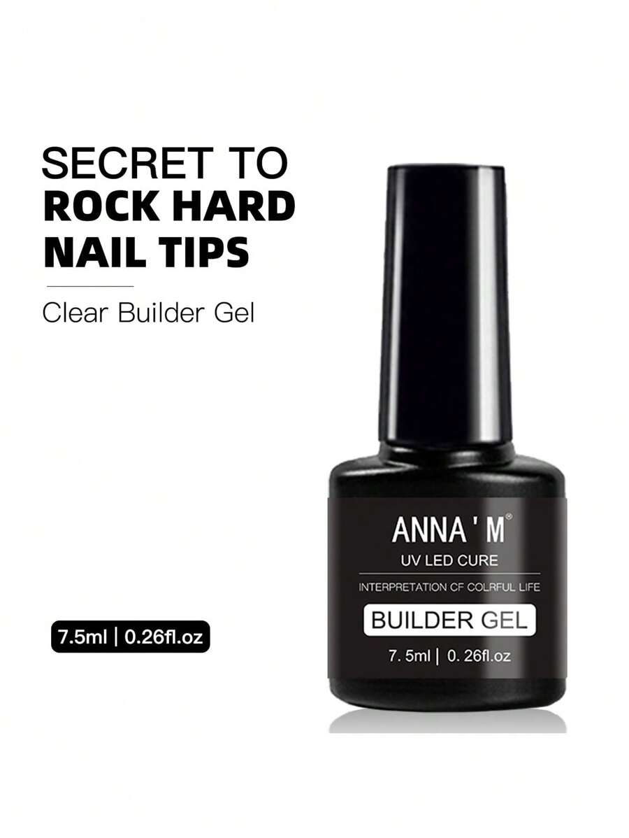 7.5ml ABS Builder Gel, Packaged In A Single Black Plastic Bottle ...