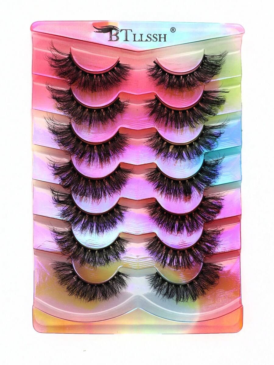 7pairs Cat Eye False Eyelashes