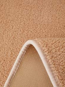 1pc Plush Thickened Sofa Cushion For Autumn And Winter, Modern Simple Style Non-Slip Art Fabric Sofa Cover, Machine Washable, Dust-Proof, Anti-Dirty, No-Fading, No-Shedding, Universal And Warm All Seasons - Coffee Brown - View 5