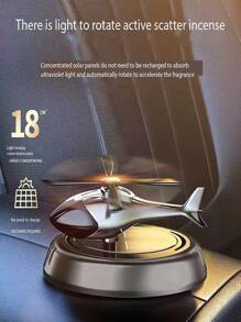 使用太陽能的旋轉直升機香薰裝飾品,可用於汽車配件/家居裝飾清除不愉悅的氣味 - 藍色 - 查看 3