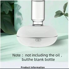 Humidifier For Car Home Bedroom, Mute Mini Waterless Air Purification, Student Dormitory Aromatherapy Usb Pure Oil Humidifier - White Machine+Rechargeable Battery - View 3