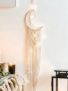 1入組情人節禮物夢網,可愛的家飾手工藝品,裝飾家居 - 米色 - 查看 1