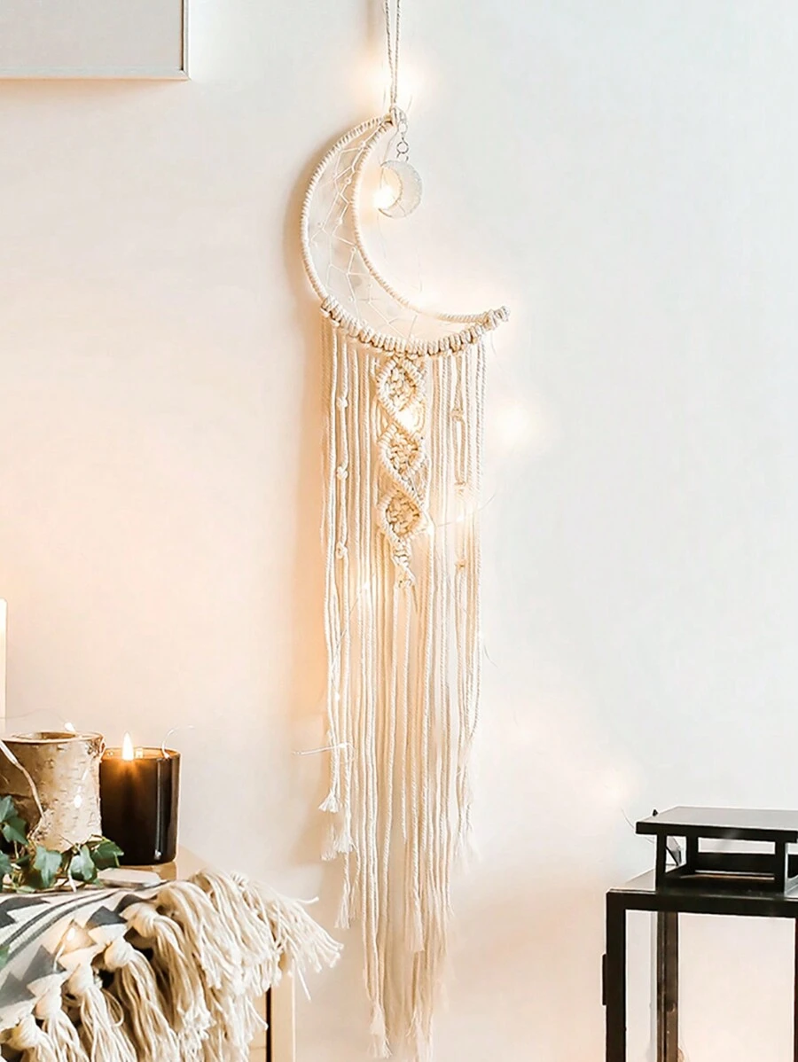 1入組情人節禮物夢網,可愛的家飾手工藝品,裝飾家居 - 米色 - 查看 1