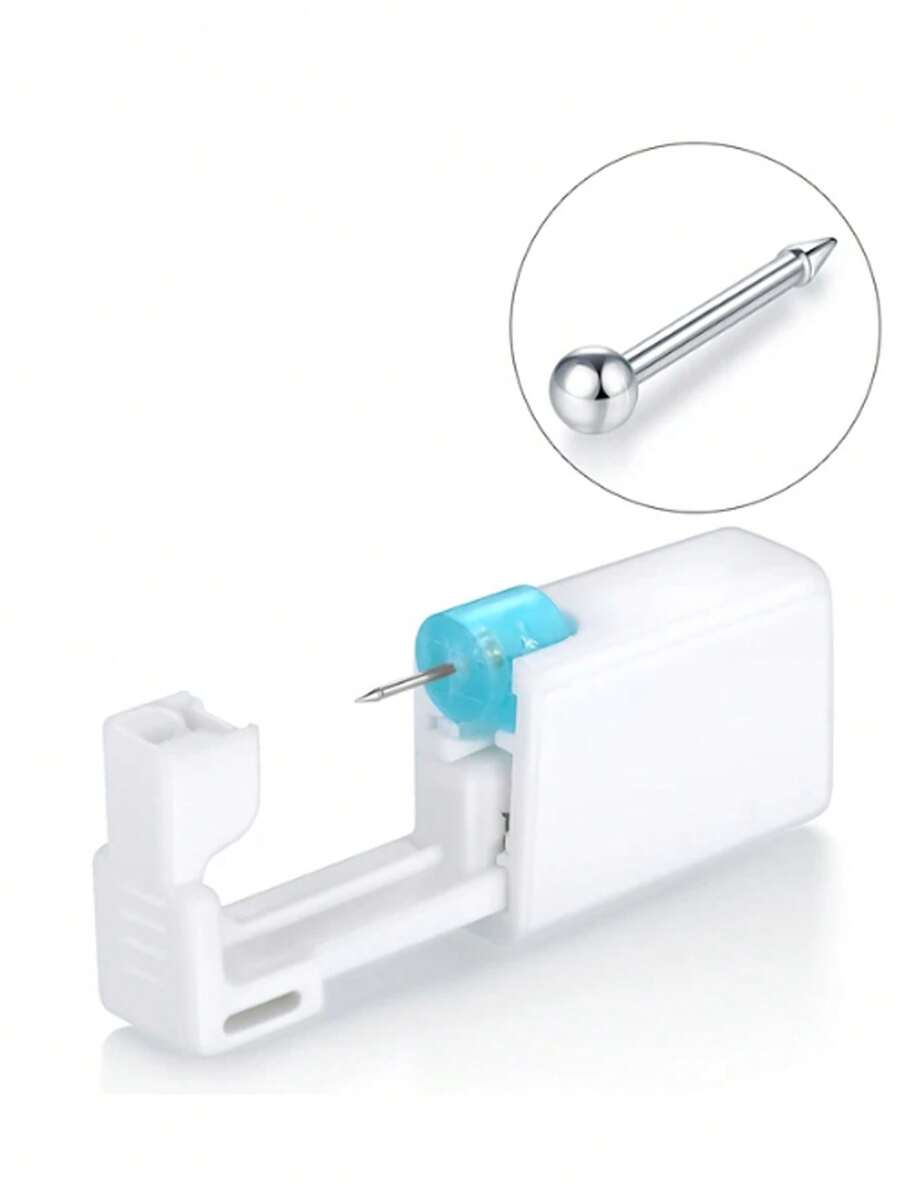 2pcs/Set Disposable Ear Piercing Gun Kit, Ear And Nose Puncture Tool