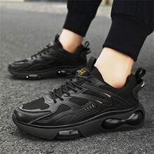 Men's Casual Sports Shoes - Black - View 2