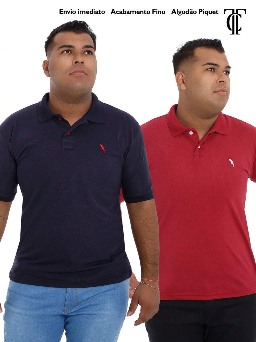 Men Polo Shirts - Đen và trắng - Xem 1
