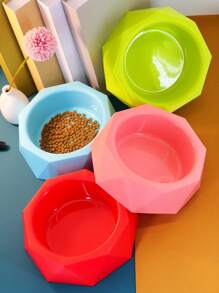 1個綠色pp樹脂寵物餵食和飲水碗,適用於貓狗 - 綠色 - 查看 3
