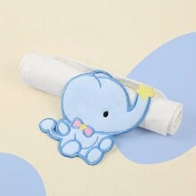 3pcs Baby Cartoon Muslin Absorbent Towels, Face Towel, Hand Towel, Suitable For Infant's Activities, Feeding, Bathing - Multicolor - View 4