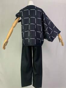 Mahito Cosplay Costume Fighting Suit Include Top Pants Halloween Costume Full Set Big Size Mahito Outfits For Comic Con - Costume - View 7