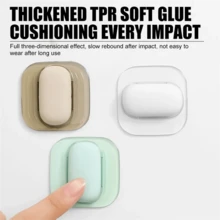 3入組pvc門把手墊防撞貼紙 - 卡其色 - 查看 4