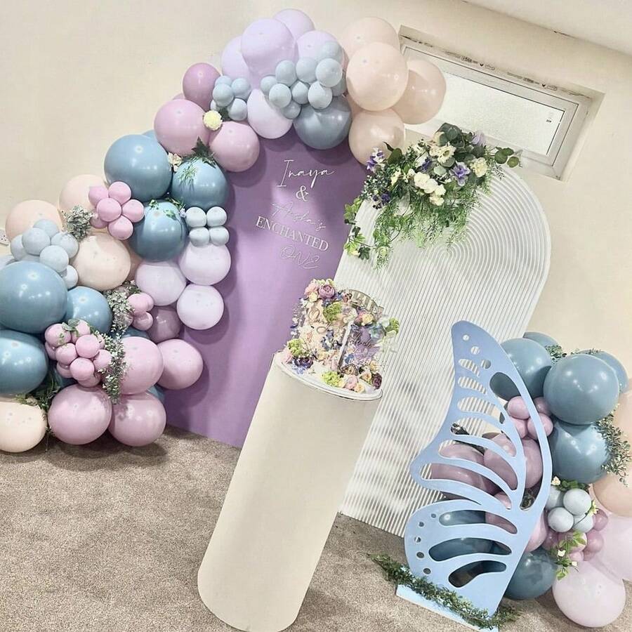 1 Set Of Purple Themed Balloon Kit For Party Decoration - Purple - View 1