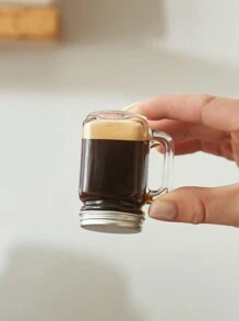1 Piece Mini Coffee Concentrate Dispenser Sealed Jar Sample Wine Glass Honey Sample Organizer Jar Storage Jar - Clear - View 3