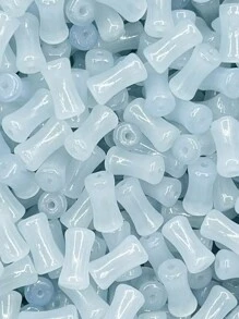 30 顆 6*12 毫米純色玻璃竹珠用於手工手鍊、diy 珠寶製作、項鍊、耳環、鑰匙鏈 - 6x12mm竹節珠 - 查看 7