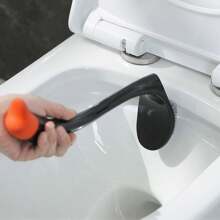 1pc Goose-Shaped Toilet Brush Set - White - View 4