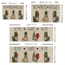 1入組水晶絨地毯,適用於客廳,廚房,門口,防滑,防污,可水洗 - 米色 - 查看 8