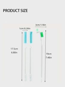 3pcs/Set Mini Window & Door Track Groove Gap Cleaning Brush Set, Practical Deep Detail Matt Cleaning Tool With Fine Handle, Suitable For Small Hole And Corner Space Like Bottle Cap, Grout, Ceramic Tile, Keyboard - Multicolor - View 2