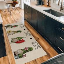 1入組水晶絨地毯,適用於客廳,廚房,門口,防滑,防污,可水洗 - 米色 - 查看 1