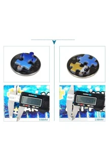 1個迷你試管拼圖玩具,150塊紙質拼圖,適合成人使用,壓力緩解玩具,卡通角色和風景主題拼圖,創意便攜,適用於14歲以上人士的生日禮物 - 獨角獸 - 查看 4