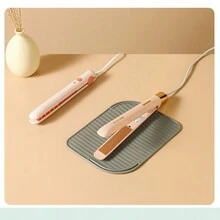 Hair Styling Tools Heat-Resistant Mat For Curling Iron, Hair Straightener And Hair Dryer, Non-Slip Cup Coaster - Grey - View 6