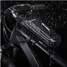 Wild Man前置車袋上管自行車行李架,快速拆卸設計反光防水騎行車架袋自行車配件 - 黑色 - 查看 11