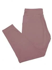 1 件高腰瑜伽紧身裤，带口袋，紧身弹力压缩裤，适合锻炼、跑步、健身 - 淺粉色 - 查看 4