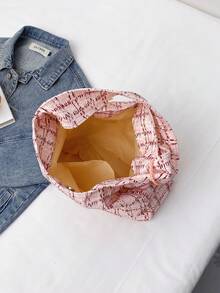 2024 New Large-Capacity Versatile Commuter Ins Bag Female Forest Department Girl Shoulder Bag Bag Dumpling Bag Student Class Bag - Pink - View 5