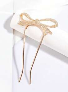 2 件时尚蝴蝶结金属发夹适合日常佩戴 - 彩色 - 查看 2