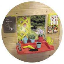 Smoby Casa Jardin Temático con accesorios 128,5X132X135 Cm - Multicolor - Ver 10