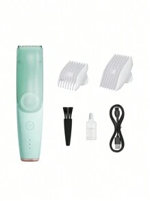 宝宝哺育工具,带吸附功能的安静电动剃发器 - 綠色 - 查看 2