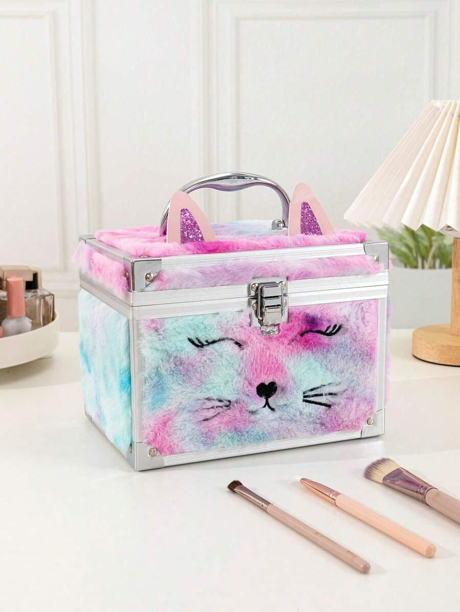Multi-Functional And Fashionable Women's Cosmetic Box With Cute Decoration Makeup Bag Make Up Organizer Makeup Storage - Multicolor - View 1