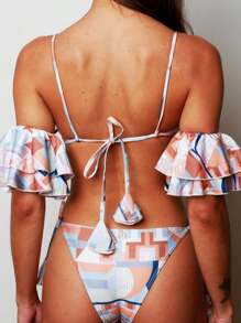 Women Bikini Sets - 銅色 - 查看 5