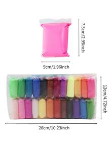 Set 1 de color mixto arcilla polimérica - Multicolor - Ver 6
