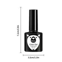XEIJAYI 1pc 7.3ml Gel Nail Polish, French Nail Polish, Soak Off UV Light Cure Gel Polish, Art Design Manicure Salon DIY Salon Gel - 咖啡棕 - 查看 5