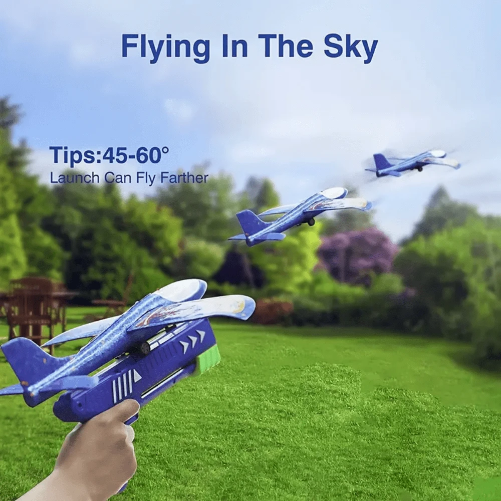 Teen Ejection Aircraft Indoor Outdoor Sports Toys Glide Ejection ...