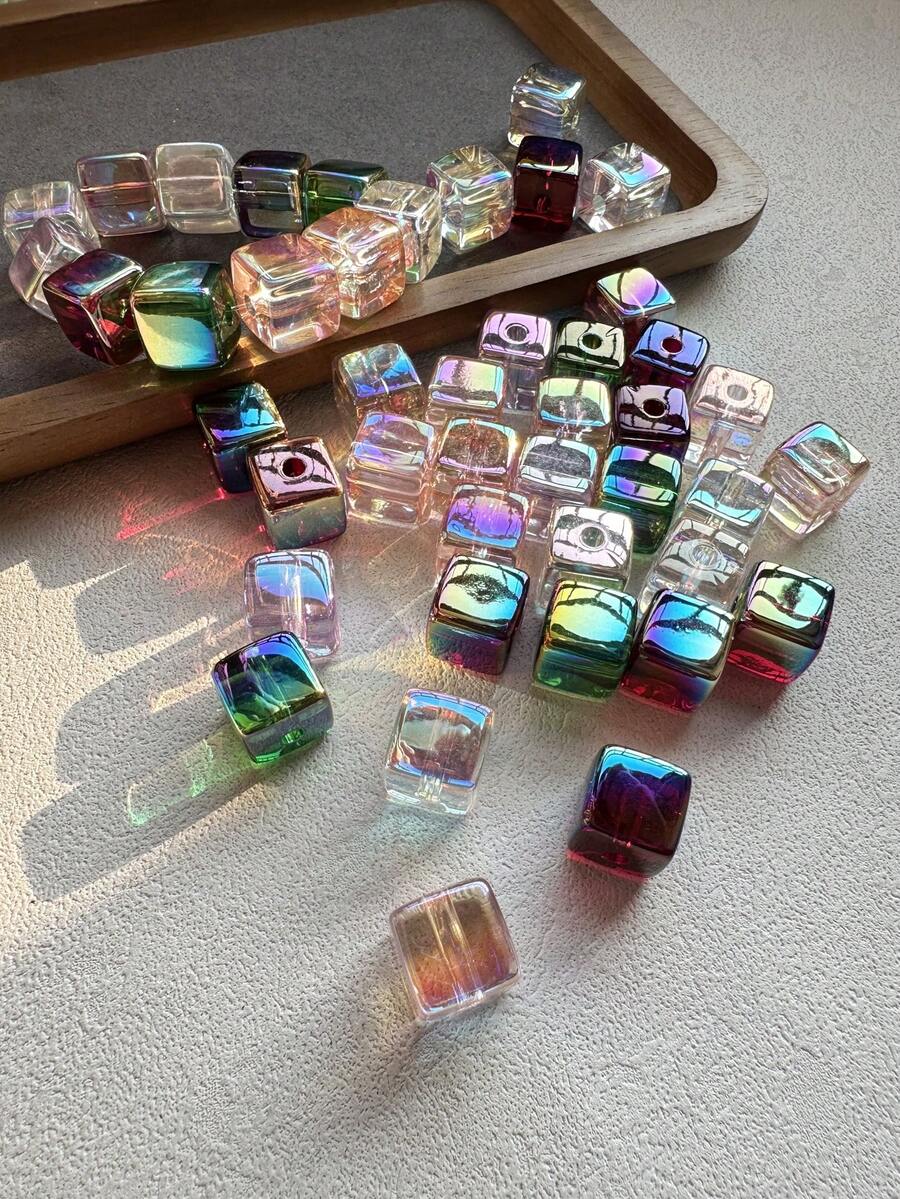 不对称珠子，适合自制手链、项链和手机挂绳 - A-06 - 查看 1