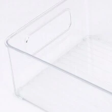 1pc Transparent Acrylic Desktop Organizer For Cosmetics, Masks, Snacks And Small Items - Clear - View 10