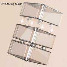 1pc Dustproof Detachable Cable Storage Box With Splice Design - Green - View 4