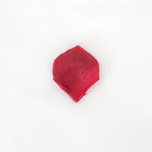 1套求婚裝飾,玫瑰花瓣,浪漫生日、床鋪、婚禮及房間裝飾,人工花材料 - 酒紅色 - 查看 3