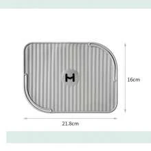 Hair Styling Tools Heat-Resistant Mat For Curling Iron, Hair Straightener And Hair Dryer, Non-Slip Cup Coaster - Grey - View 8