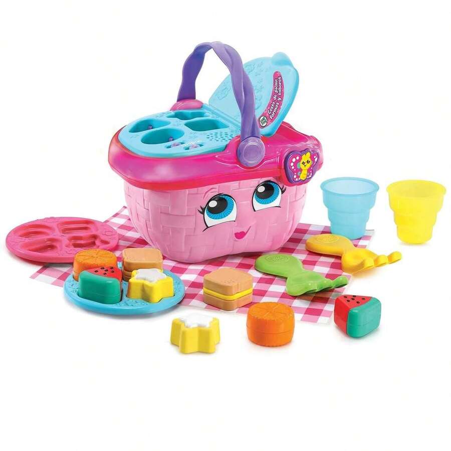 Interaktiver Picknickkorb Formen und Geschmäcker. Mit auditiven Antworten für die Entwicklung der Phantasie. 30x17x20 cm (Vtech 80-603622) - Verschiedenfarbig - Übersicht 1