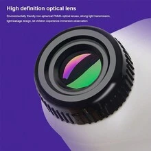 兒童便攜式手持式顯微鏡玩具,高清光學設備科學實驗顯微鏡玩具,適用於小學和初中生,戶外使用 - 黃色 - 查看 7