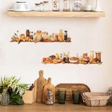 1入色彩繽紛的彩繪儲物架水果牆貼 - 彩色 - 查看 6