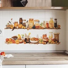 1入色彩繽紛的彩繪儲物架水果牆貼 - 彩色 - 查看 7